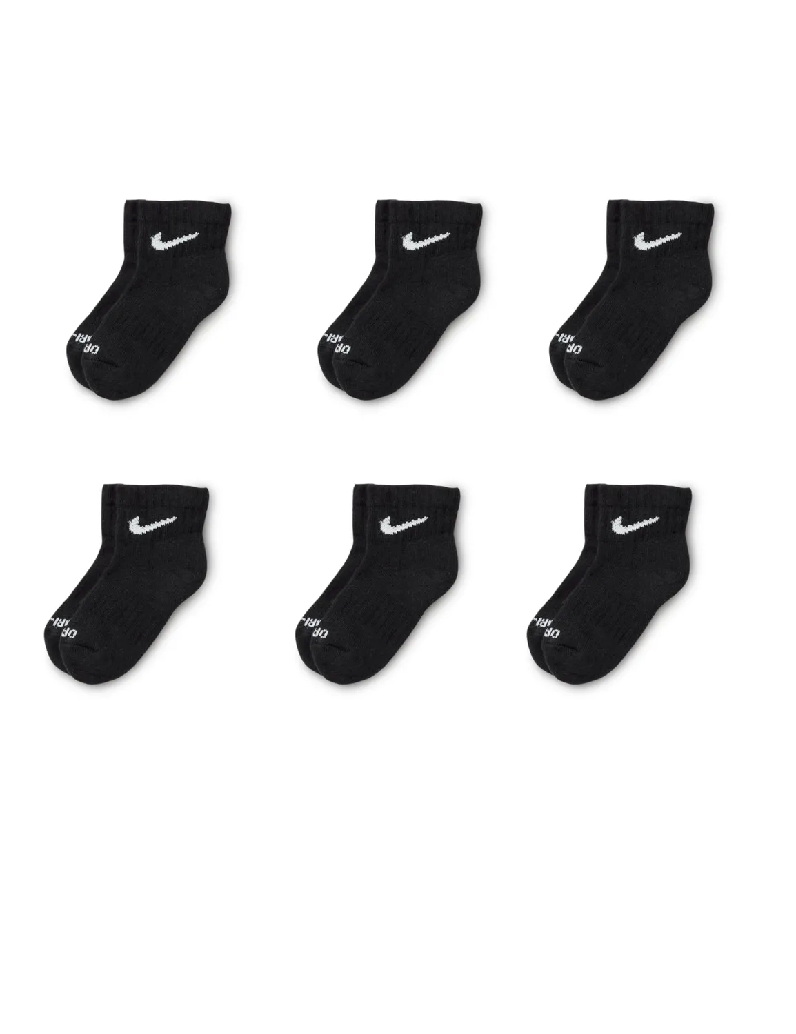 Nike Df Perf Basic calzini quarter grigi