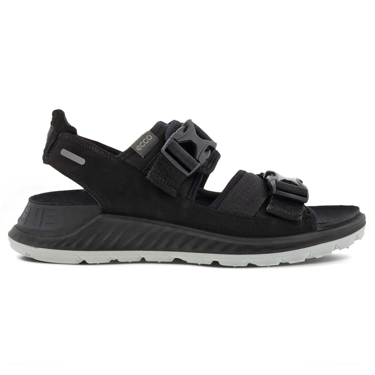 Ecco Exowrap M 3s sandali uomo nero trekking leggero