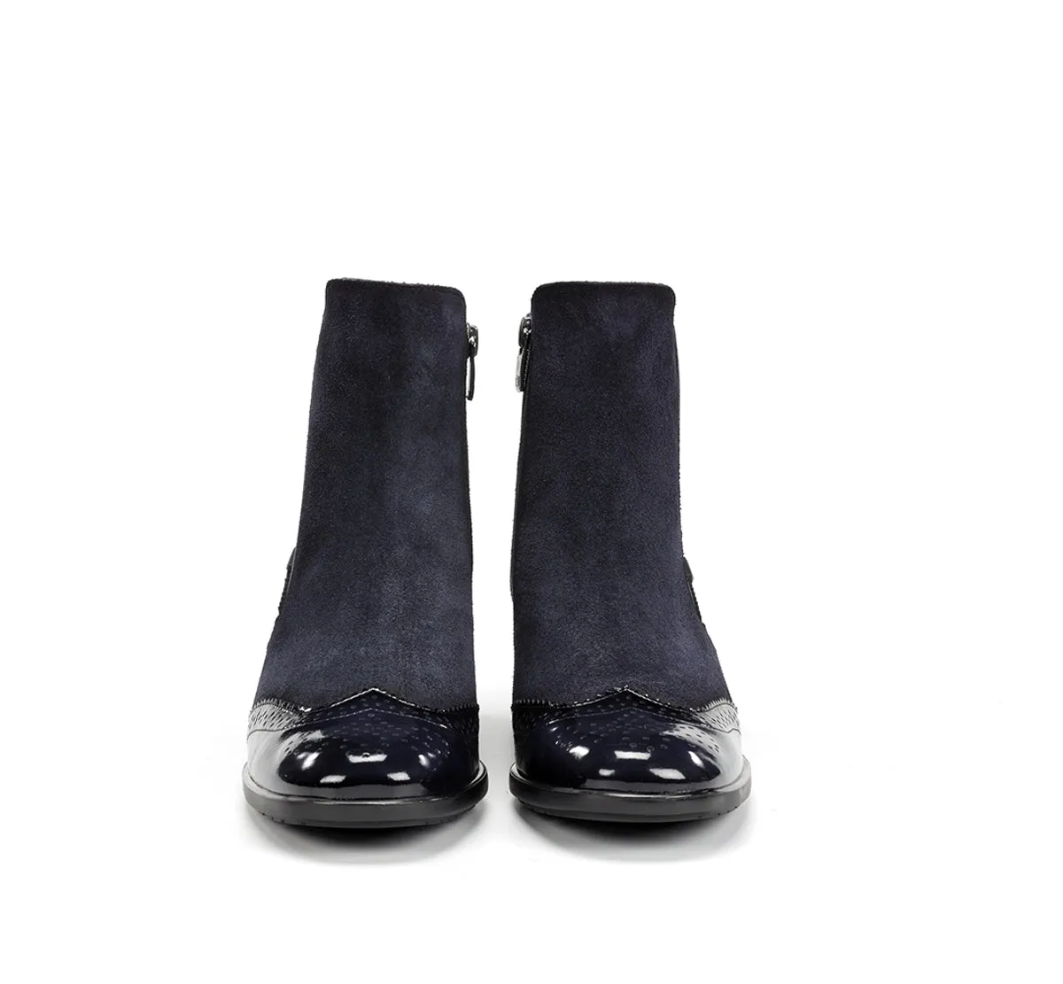 Fluchos Dorking Ikia D9368 stivaletto blu donna con fibbia