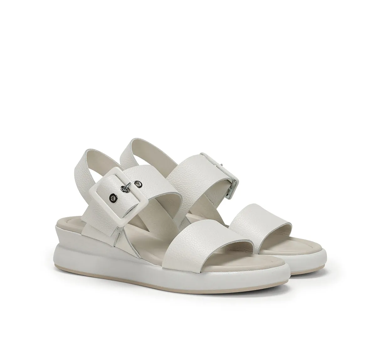 Dorking Slam D9088 sandali donna bianchi fibbie