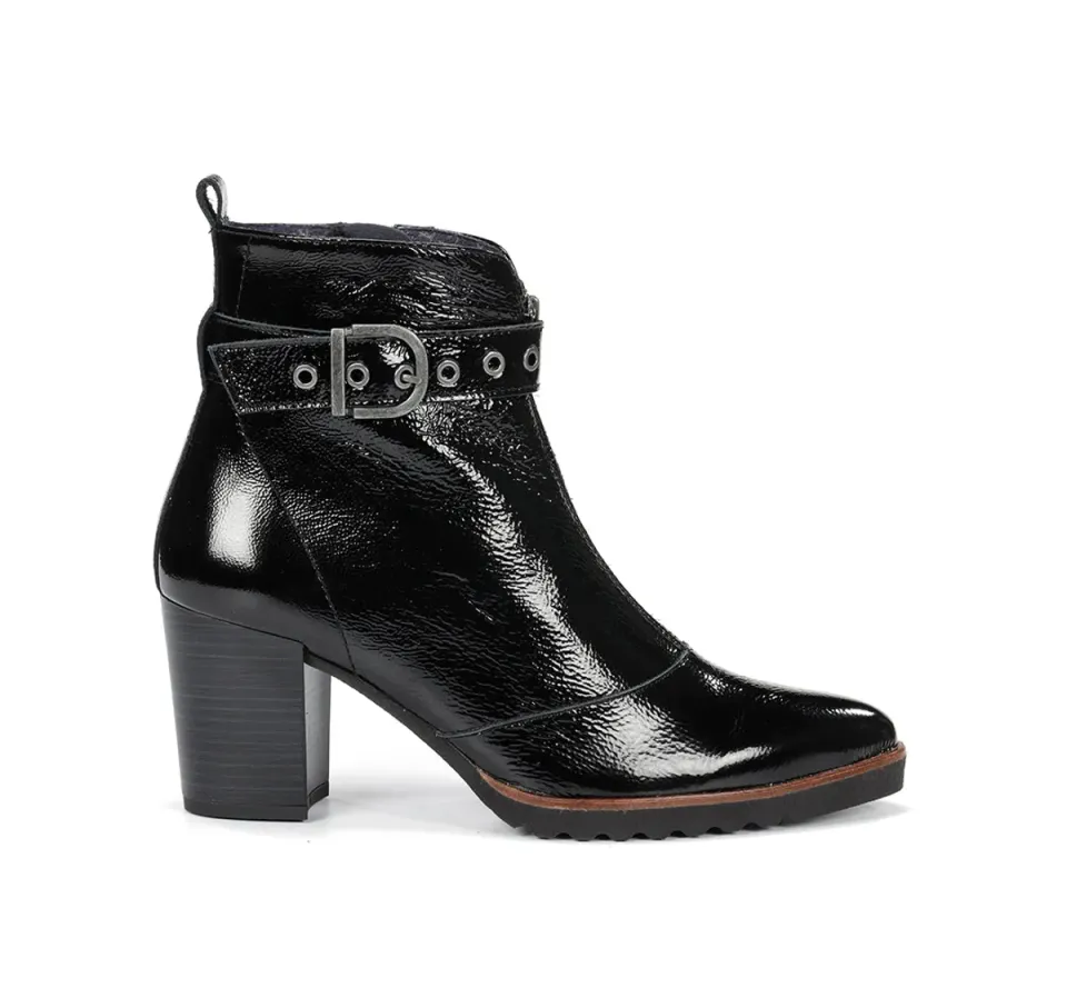 Dorking Thais D8300 stivaletti donna neri tacco