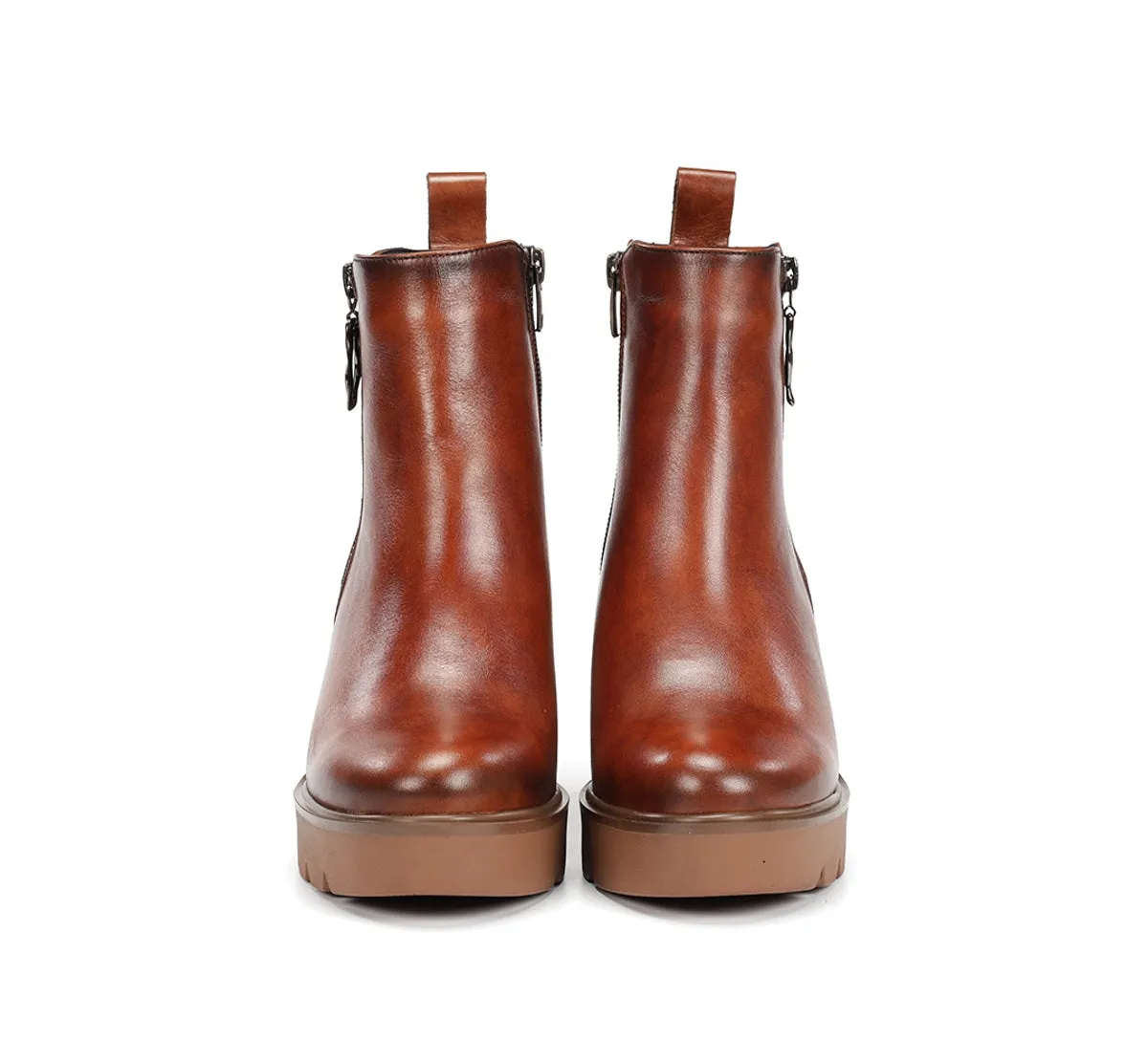 Dorking Alert D9562 stivaletti donna marroni tacco