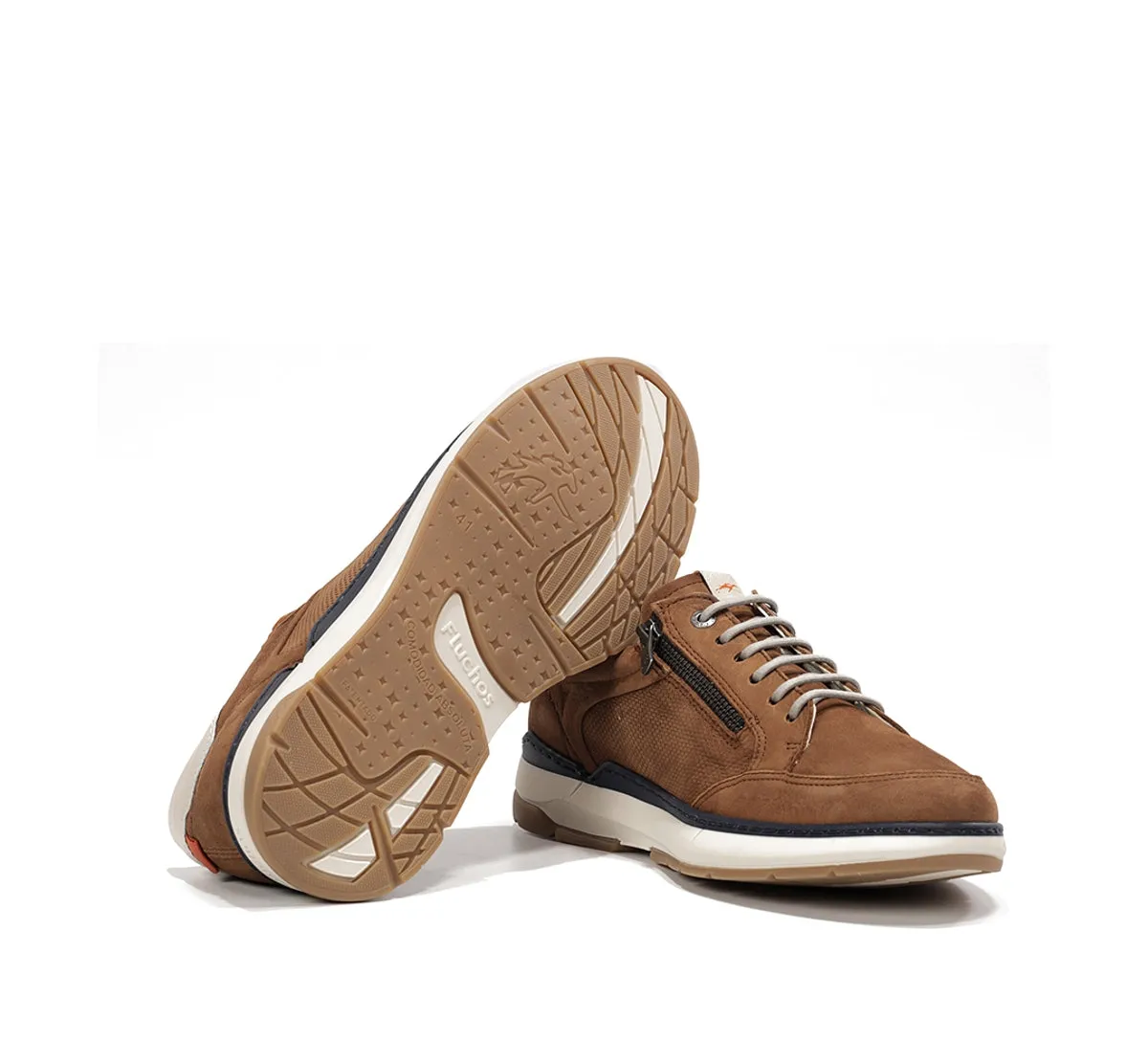 Fluchos Jeff F2211 sneakers marroni casual uomo