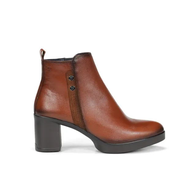 Fluchos Elite D9423 stivaletti donna marroni tacco