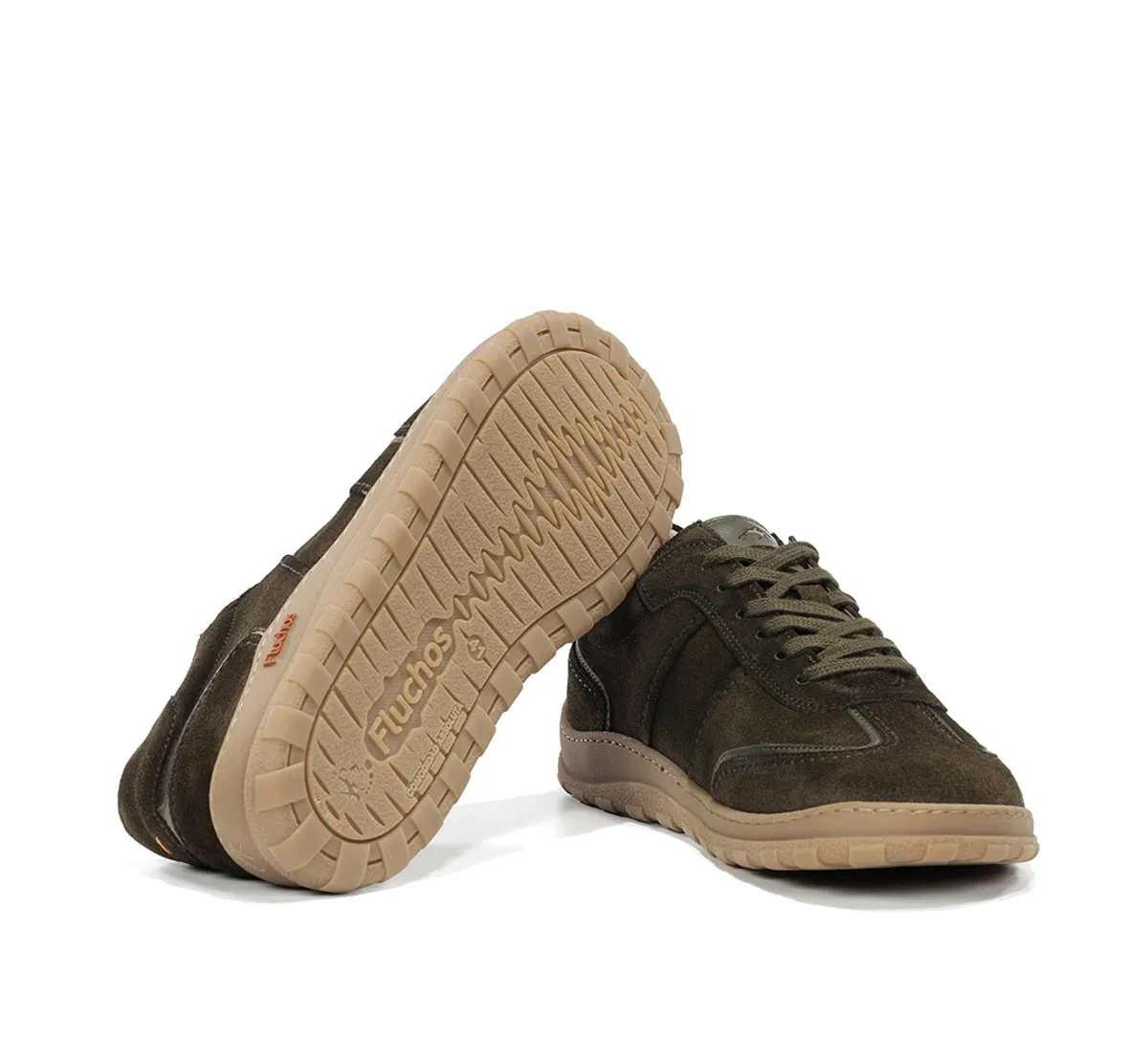 Fluchos Jerry F2502 sneakers uomo verdi pianta larga