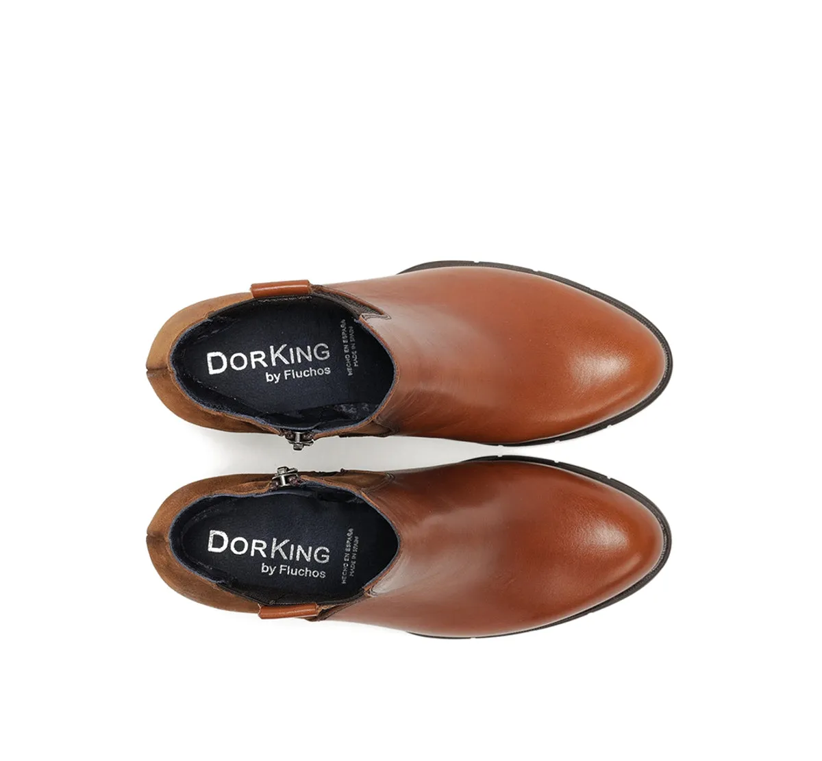 Dorking Camyl D8850 stivaletti donna marroni tacco alto