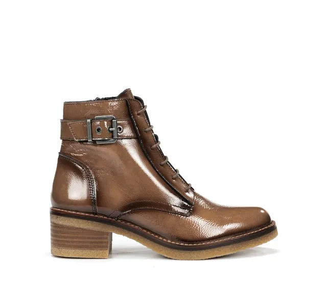 Fluchos Lucero D8686 stivaletto donna marrone zip elastico