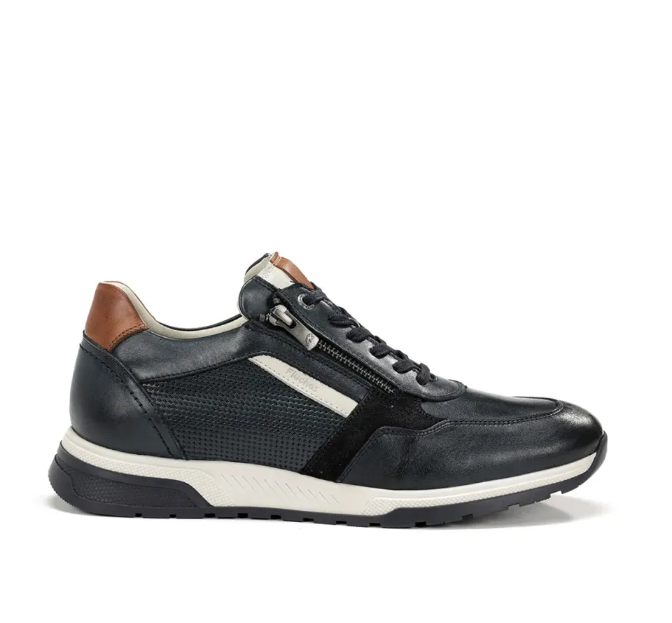 Fluchos Louis F1752 sneakers uomo blu in pelle