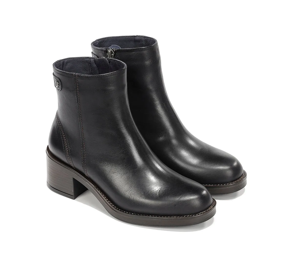 Dorking Linet D9802 stivaletti donna neri tacco