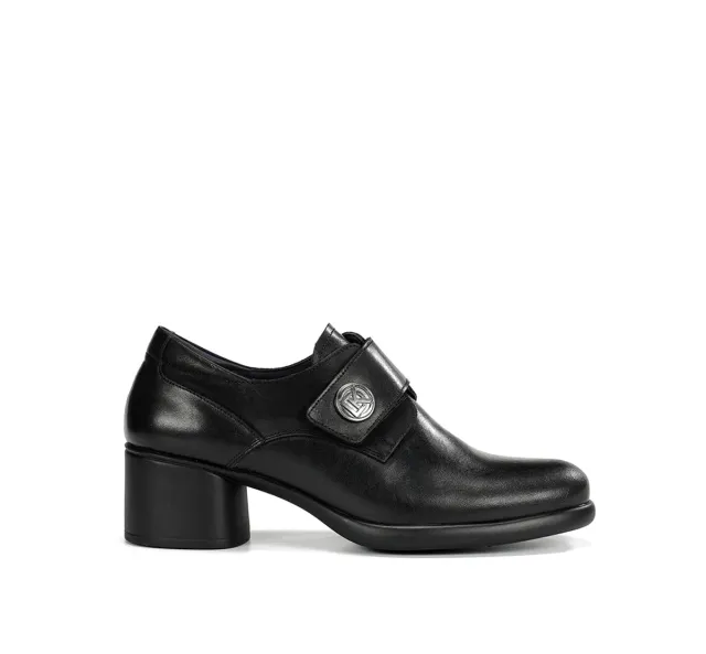 Fluchos Macy D9375 Décolleté Donna Nere Tacco Pelle