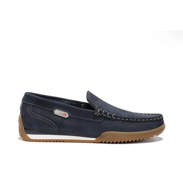 Fluchos Bruno F2432 mocassini uomo blu casual