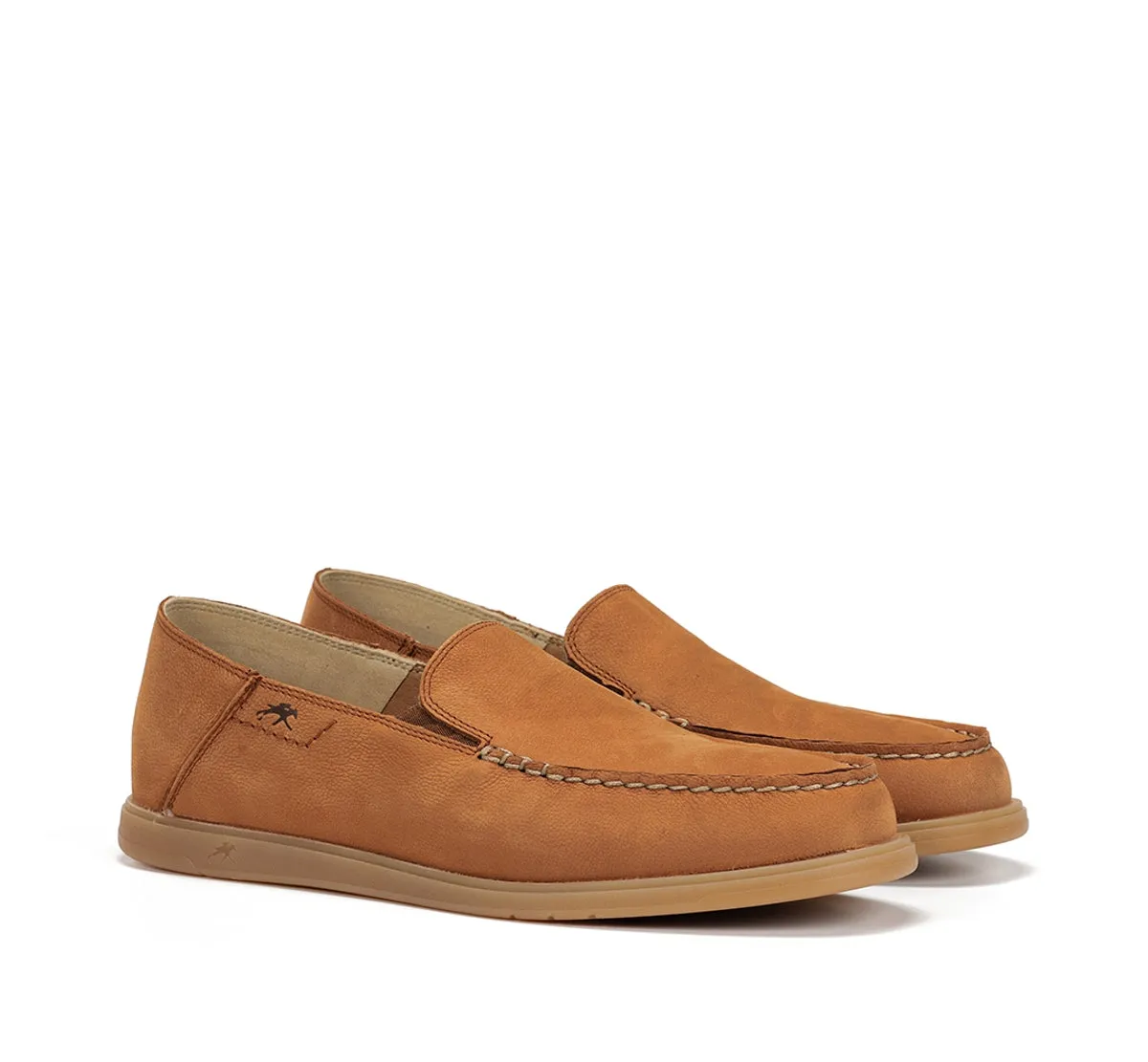 Fluchos Tribal F2193 mocassini uomo marrone gomma