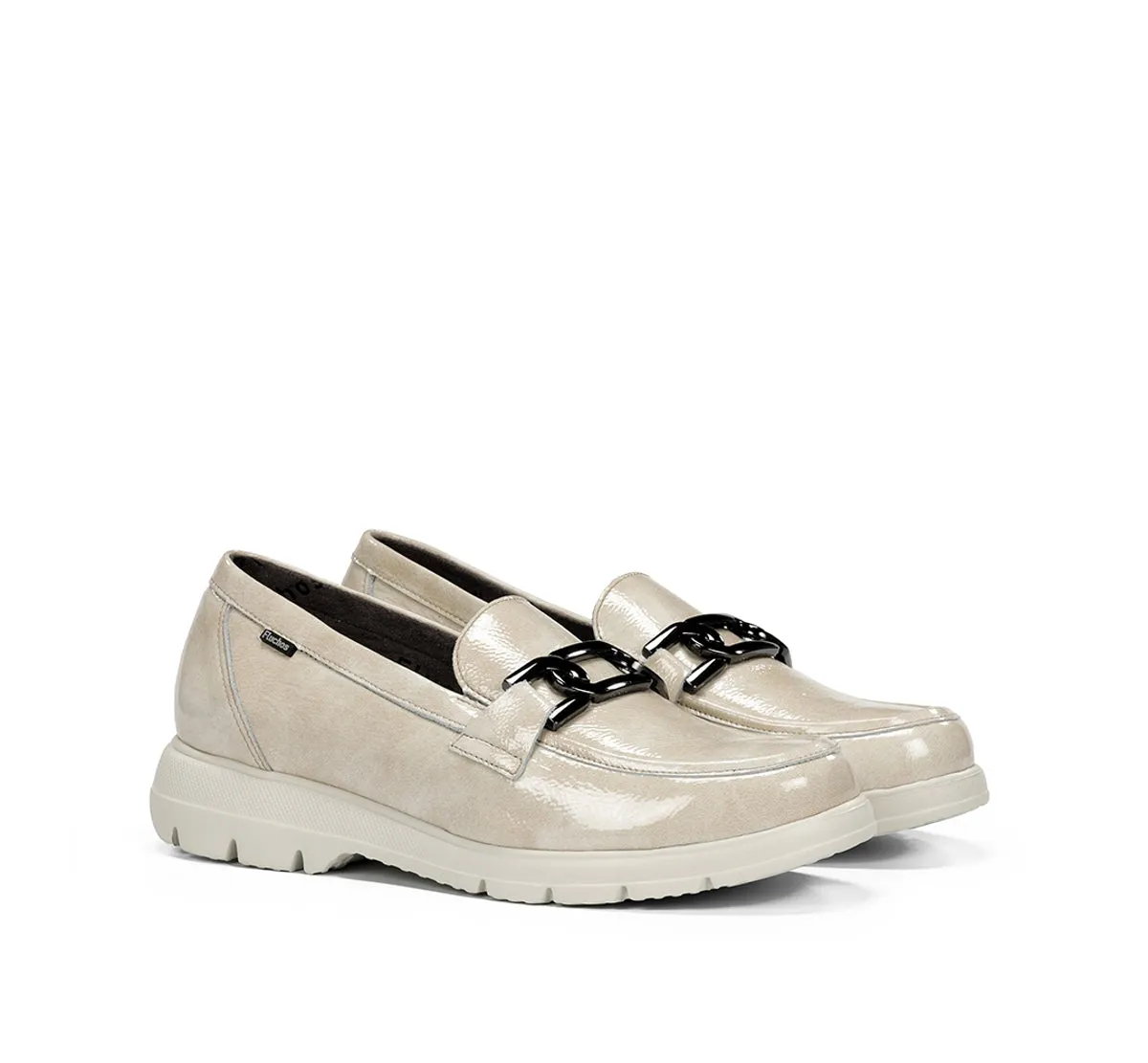 Fluchos Gladis F1794 mocassini donna grigi comfort