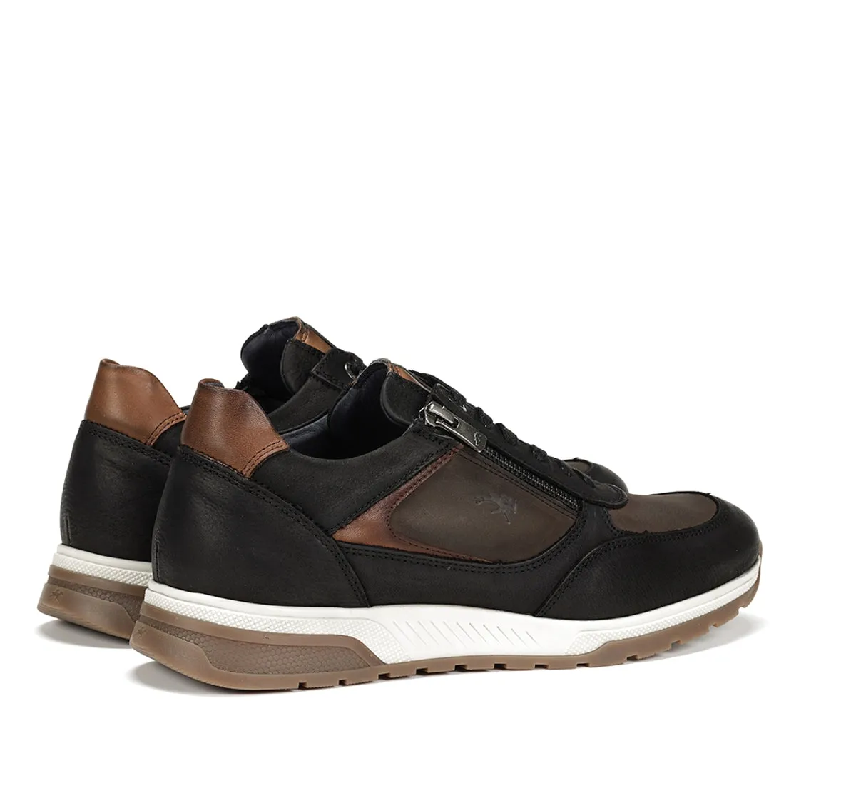 Fluchos Louis F1603 sneakers uomo nero in pelle