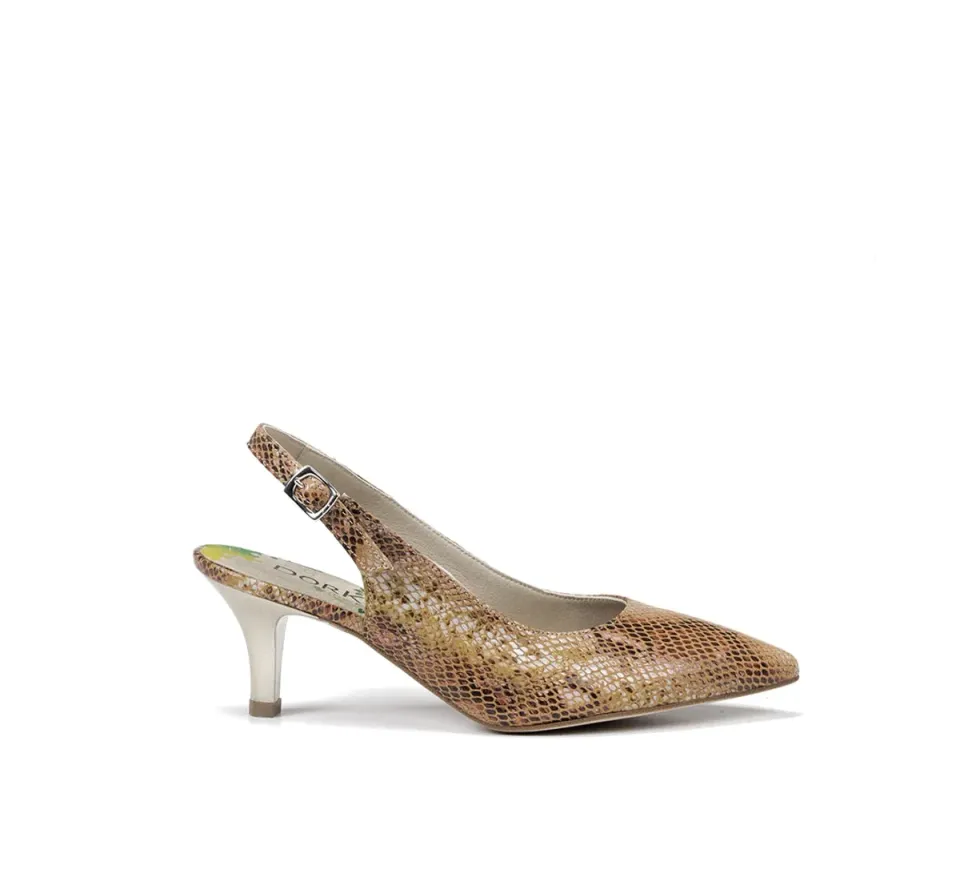 Dorking Moon D7814 décolleté donna tacco fantasia