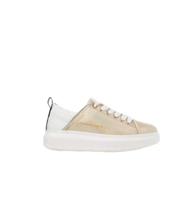 Alexander Smith Wembley sneakers donna gold pitonato