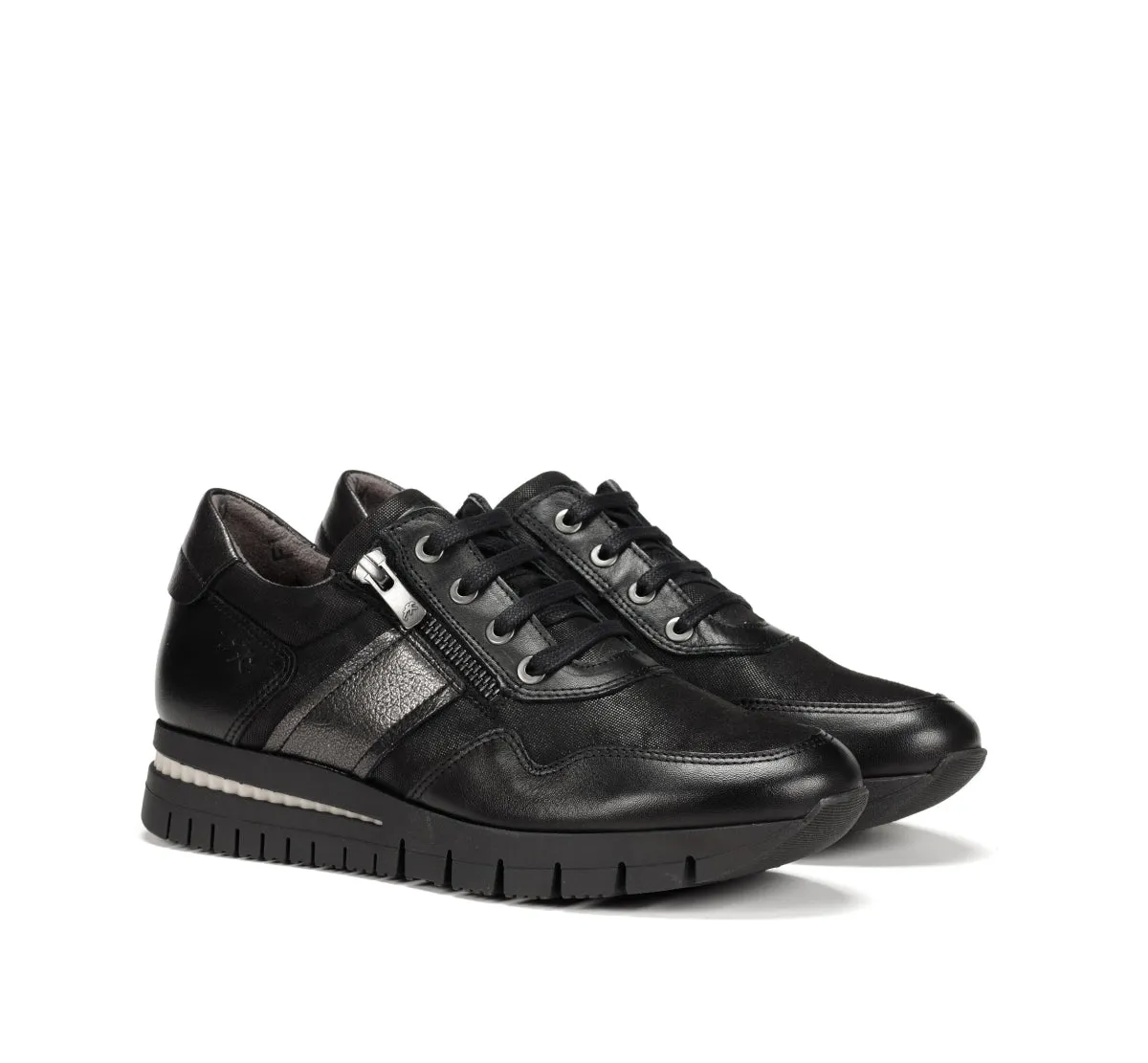Fluchos Meryl F1624 sneakers nere ginnastica donna