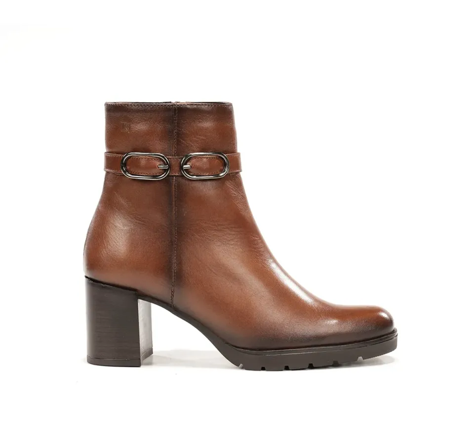 Dorking Sesma D9809 Stivaletti Donna Marroni col Tacco