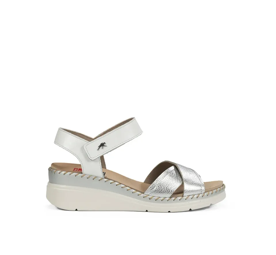 Fluchos Leza F2139 sandalo donna argento flessibile