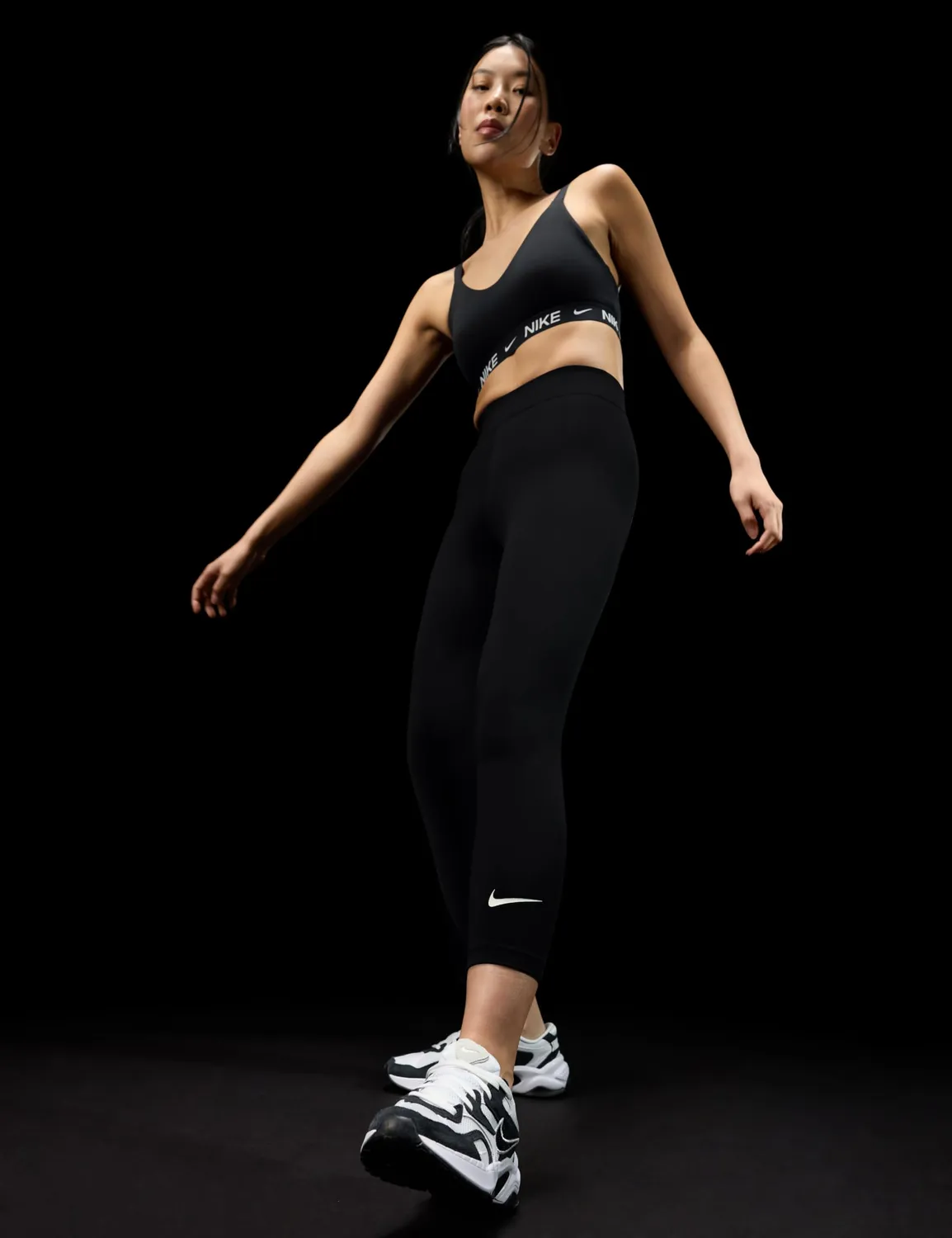 Nike Classics leggings donna neri vita alta 7/8