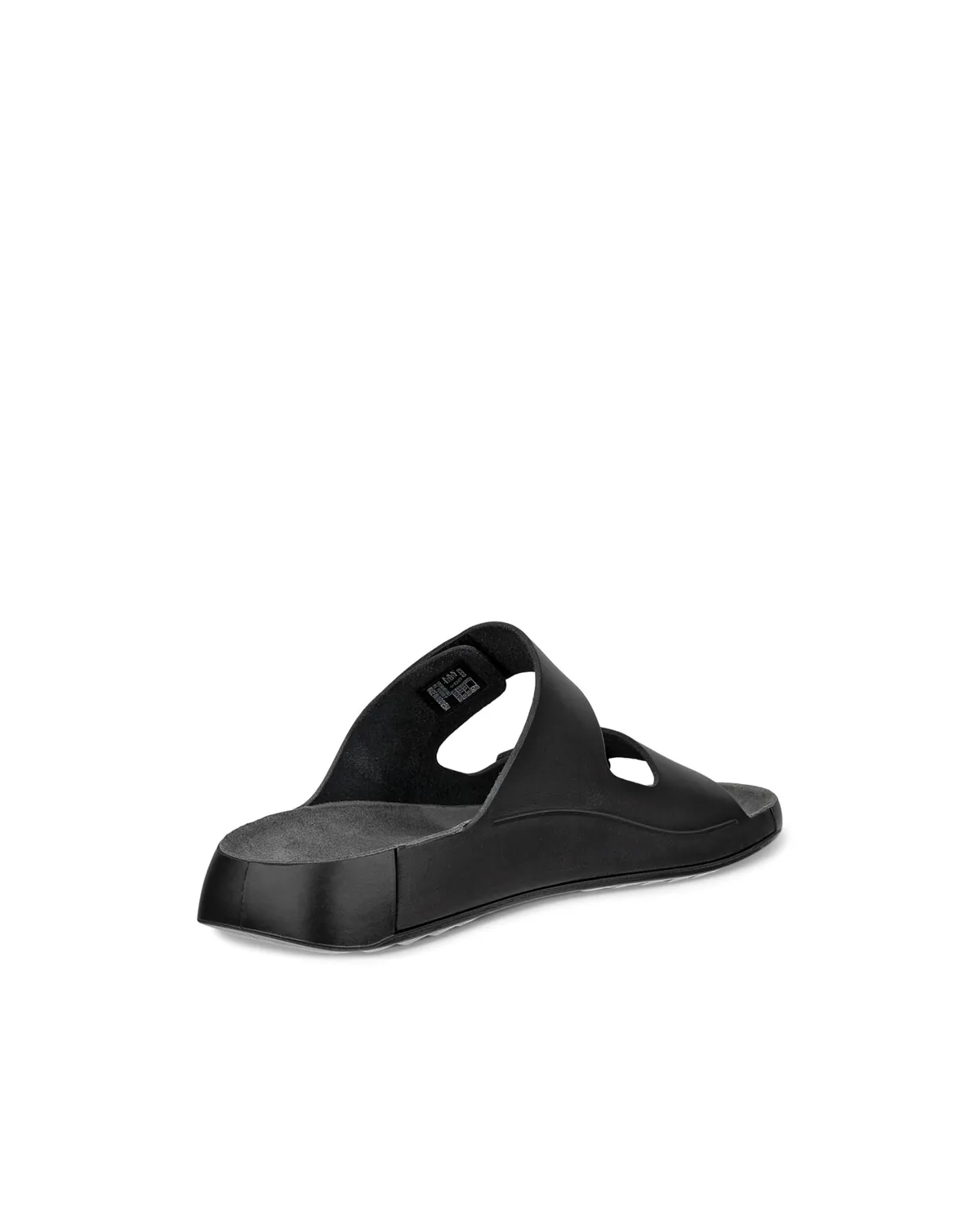 Ecco Cozmo Two Band ciabatte uomo nero pelle comfort