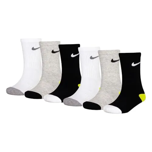 Nike Smiley Crew calzini bambino 6 paia 5-7 anni