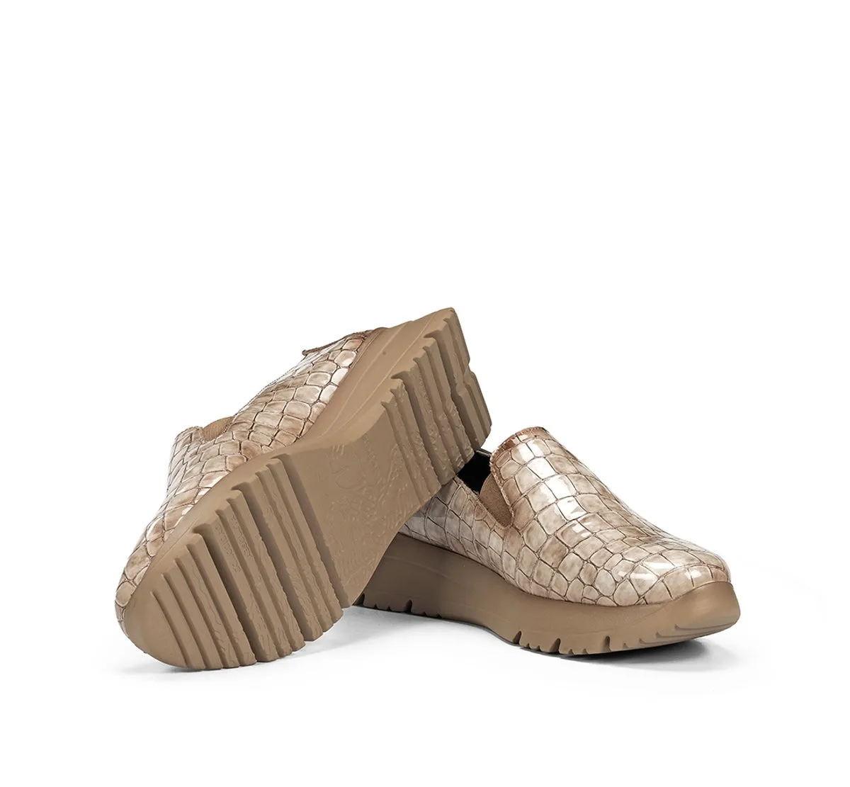Fluchos Eira F2159 slip on donna tortora casual