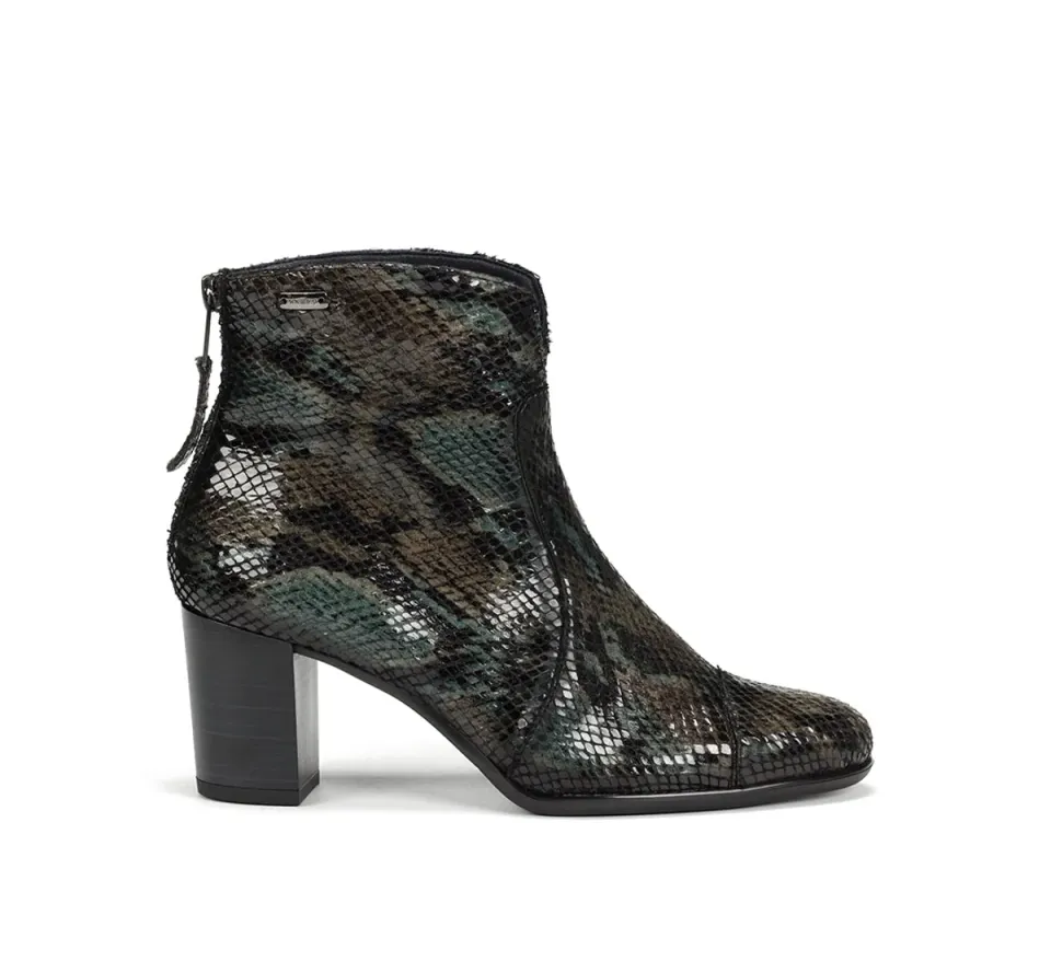Dorking King D8932 stivaletti donna verdi tacco