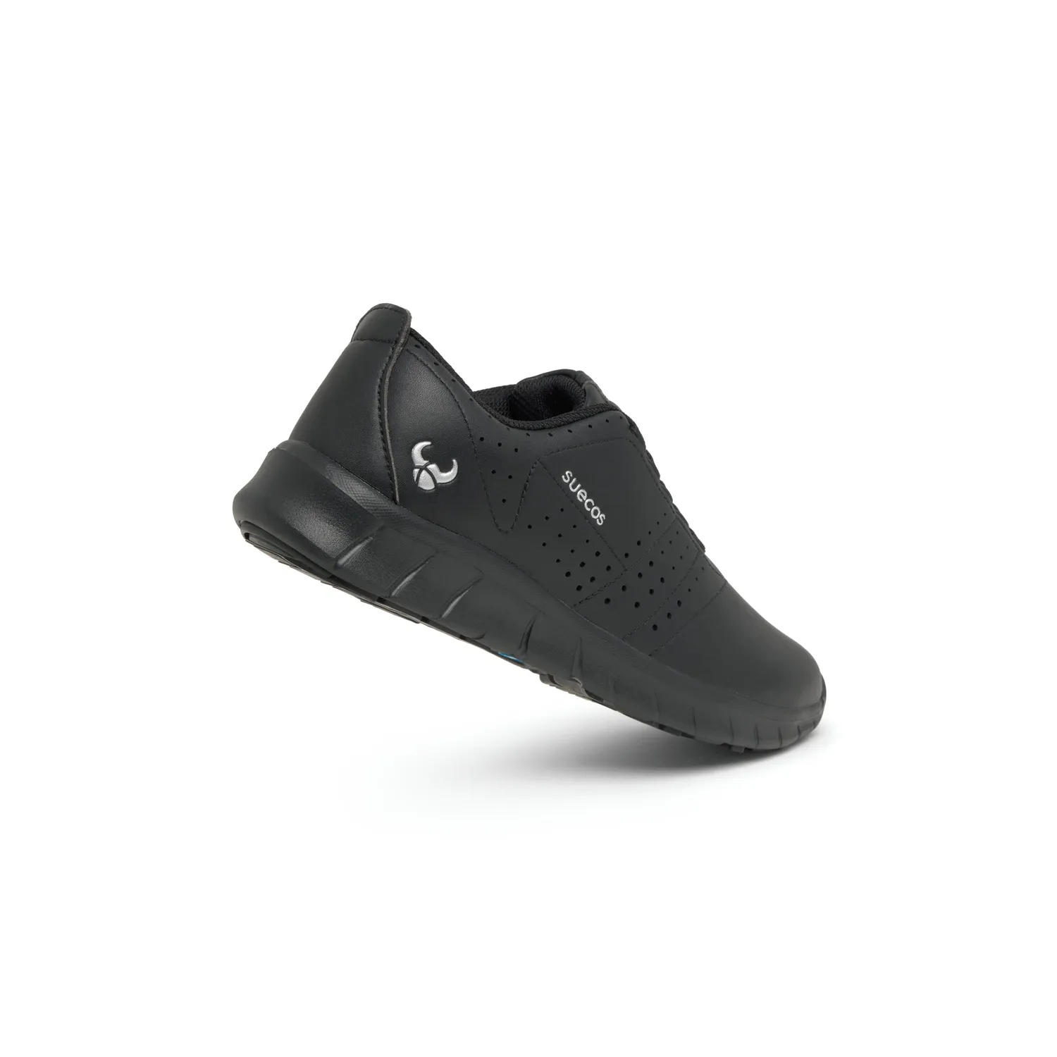 Suecos Erik Black scarpe lavoro nere antiscivolo