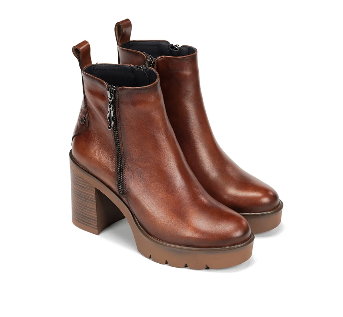Dorking Alert D9562 stivaletti donna marroni tacco