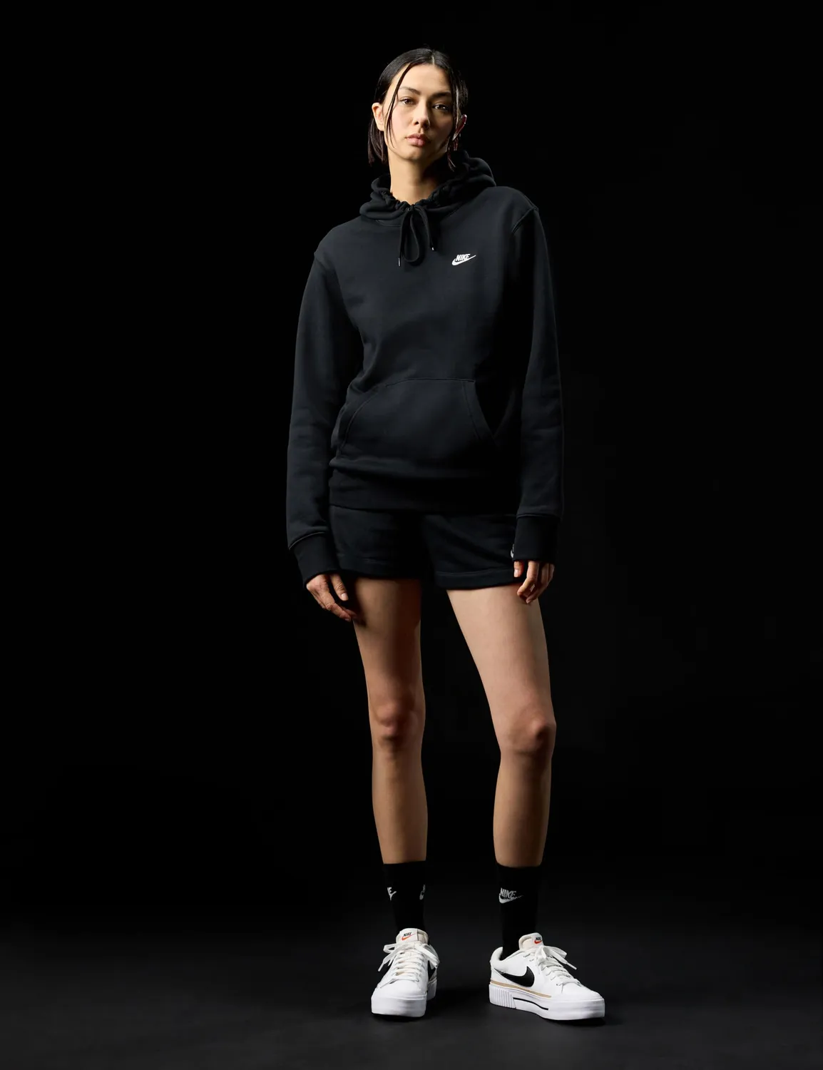 Nike Court Legacy Lift sneakers donna platform bianche