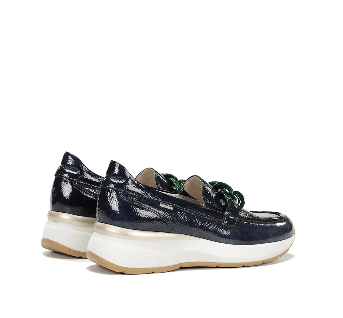 Fluchos Flix D9671 mocassino donna blu comodo