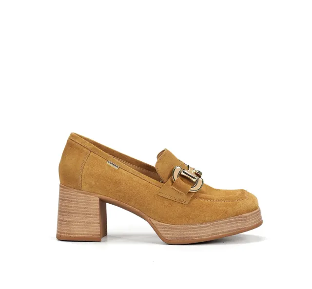 Fluchos Cristel D9232 mocassini donna marrone pelle