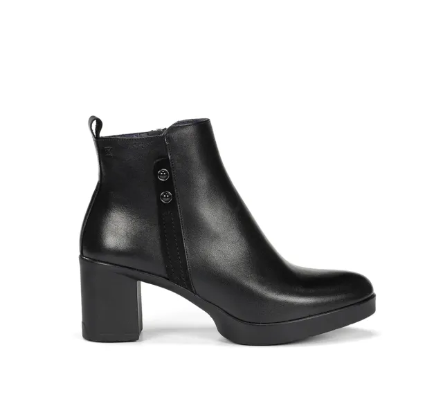 Dorking Elite D9423 stivaletti donna neri con tacco