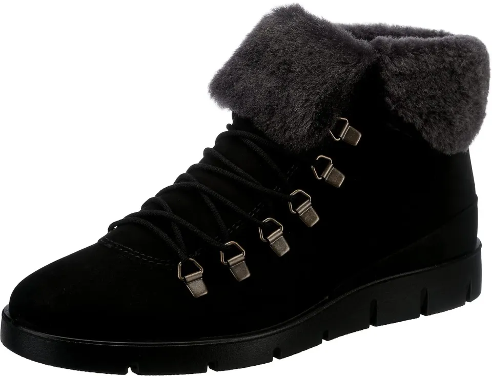 Ecco Bella 333 ballerine donna pelle nero barca