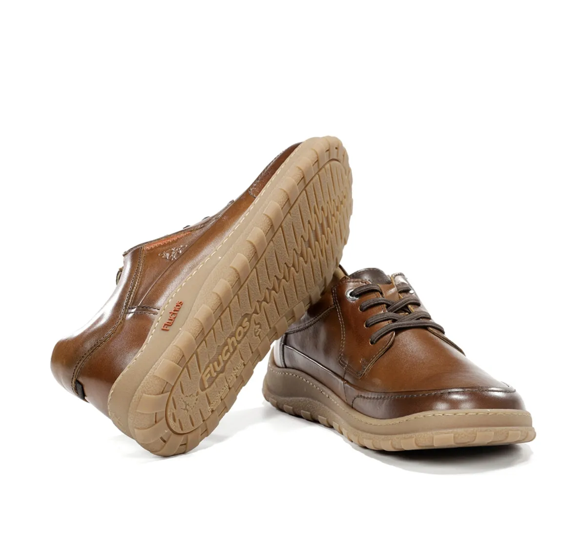 Fluchos Jerry F2504 scarpa uomo marrone pianta extralarga