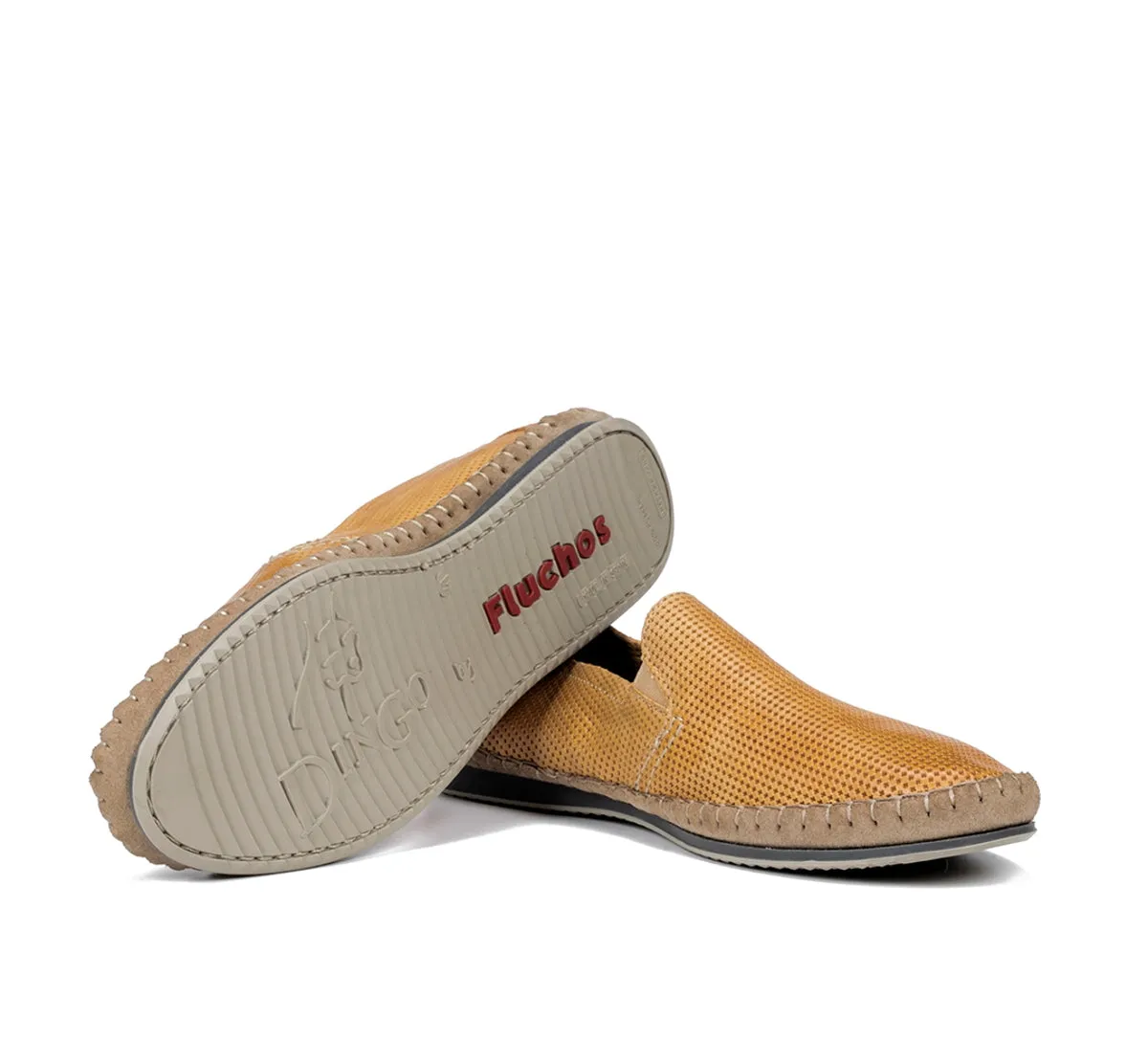Fluchos Bahamas 8674 Mocassini Uomo Gialli Slip On
