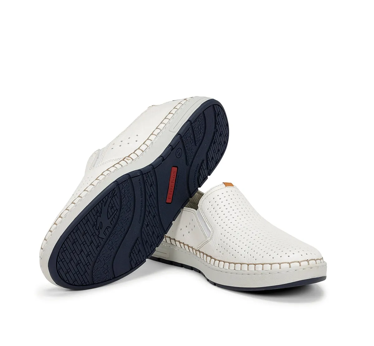 Fluchos Lester F1719 Slip On Uomo Bianche Sportive