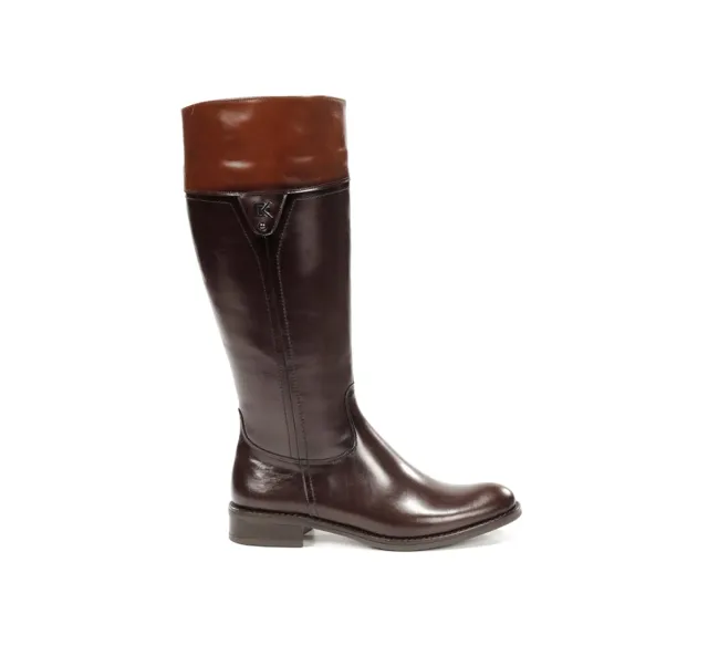 Fluchos Tierra D9827 stivali marrone donna tacco basso