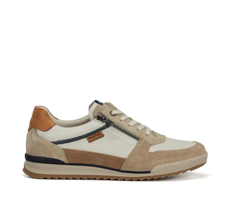 Fluchos Elder F2385 sneakers beige uomo comode
