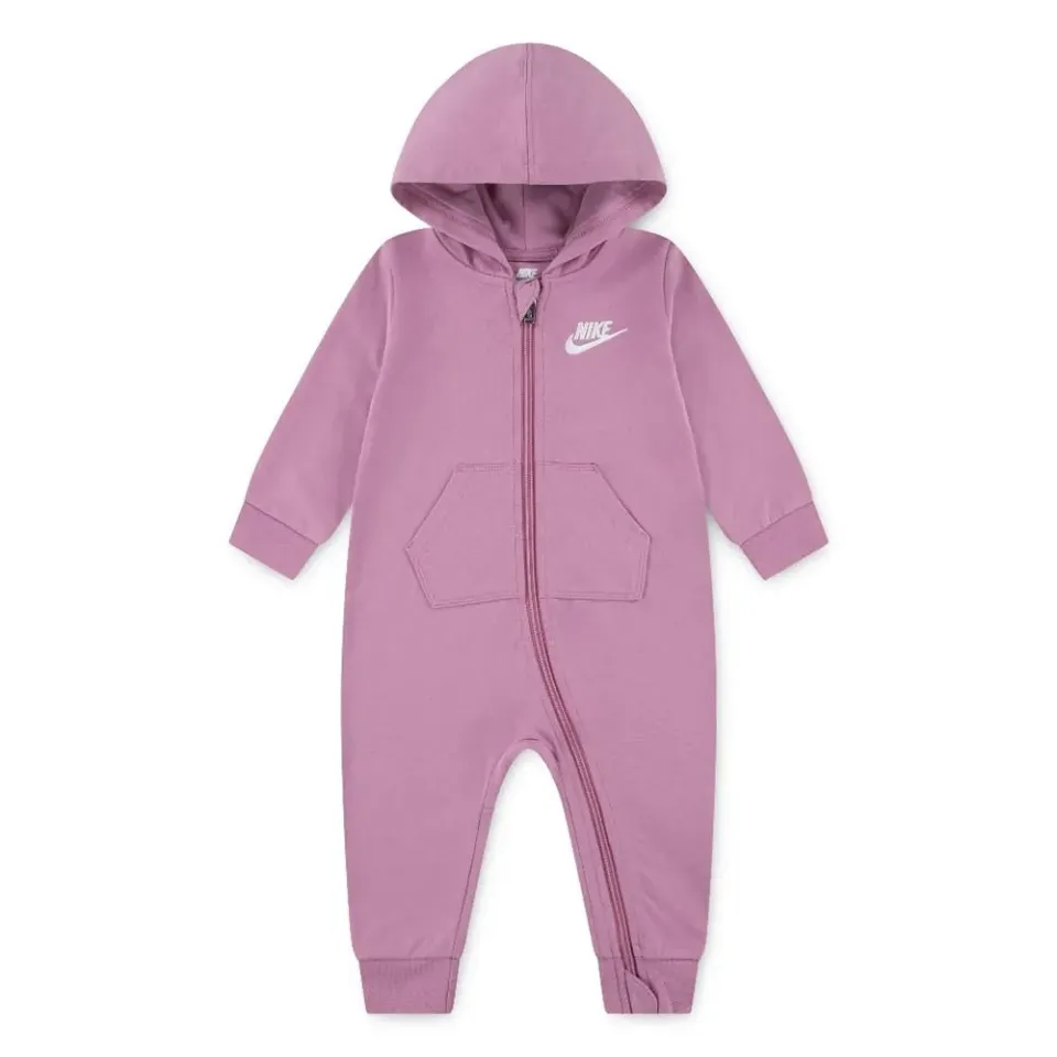 Nike French Terry tuta bimbi nero 12 mesi cotone