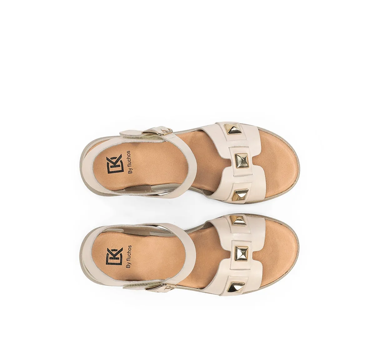 Fluchos Ever D9497 sandali donna bianco leggeri