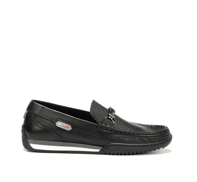 Fluchos Bruno F2433 mocassini uomo neri suola grip