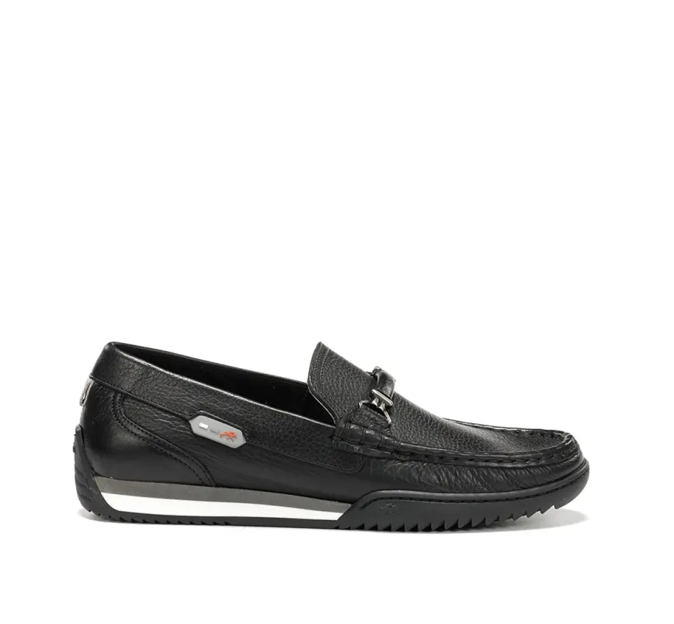 Fluchos Bruno F2433 mocassini uomo neri suola grip