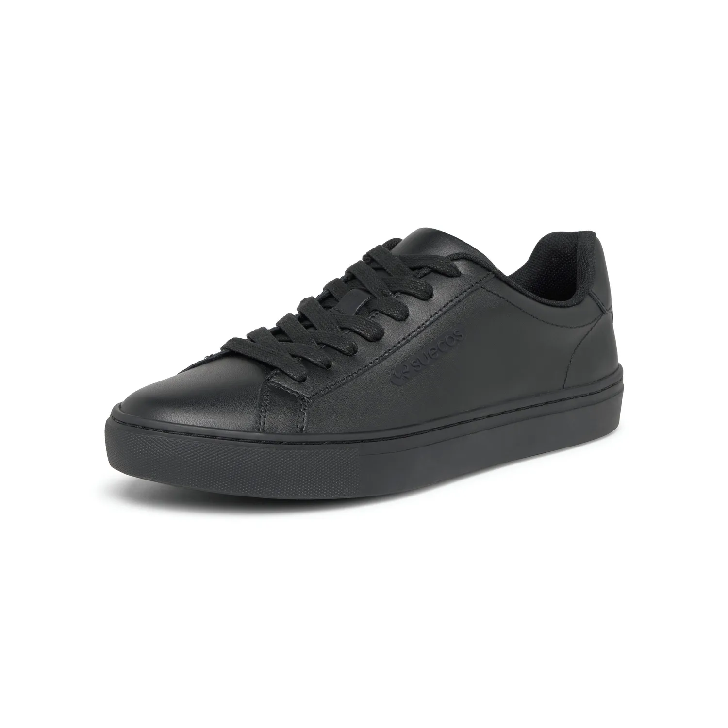Suecos Nord Black scarpe da lavoro nere in pelle