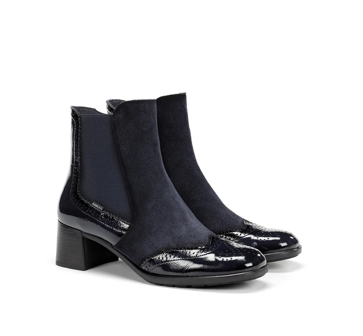 Fluchos Dorking Ikia D9368 stivaletto blu donna con fibbia