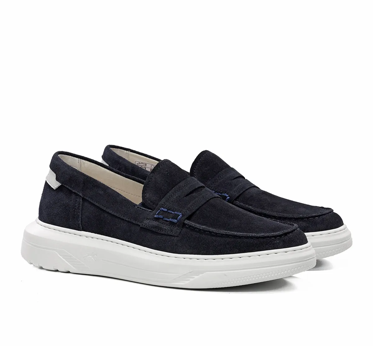 Fluchos Boston F2224 mocassino blu leggero
