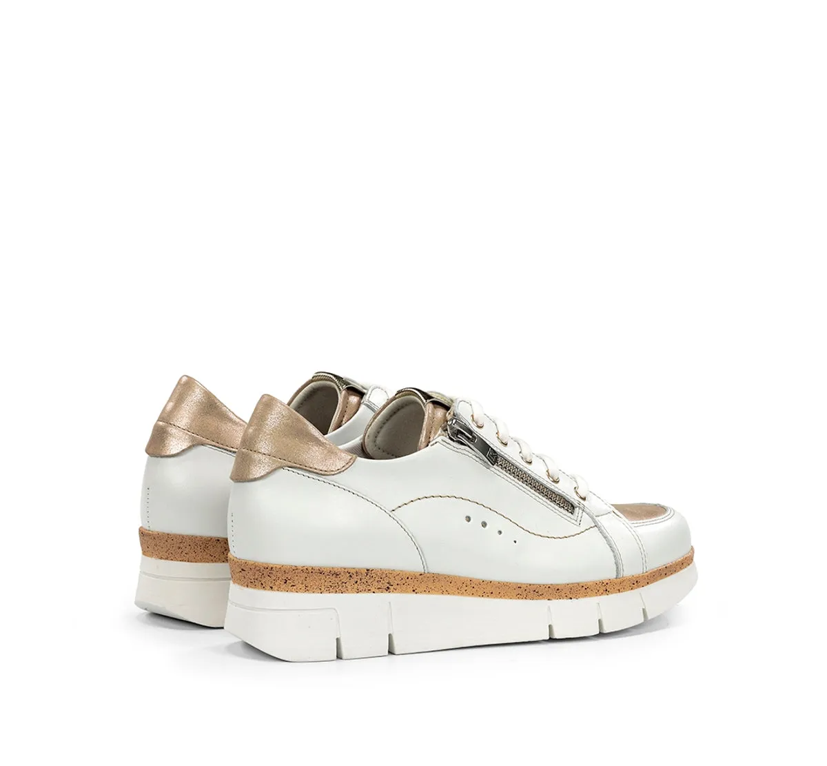 Dorking India D9301 sneakers donna oro dettaglio welt