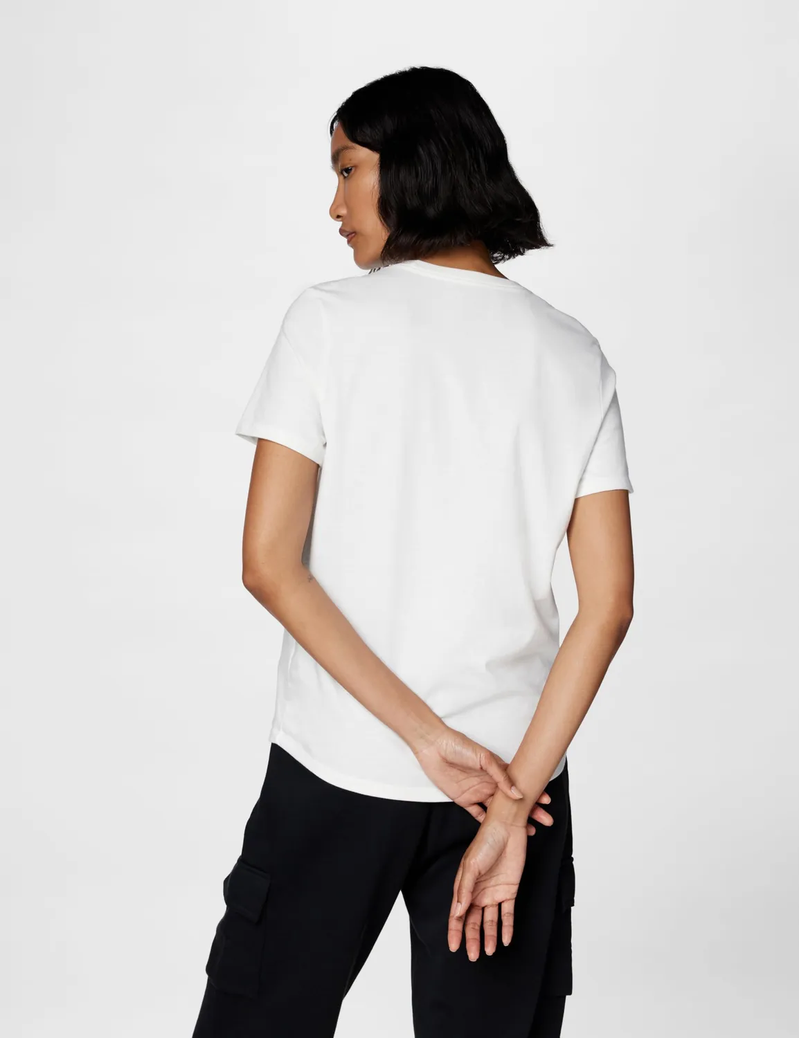 Nike Essential Icon Futura t-shirt donna nera L