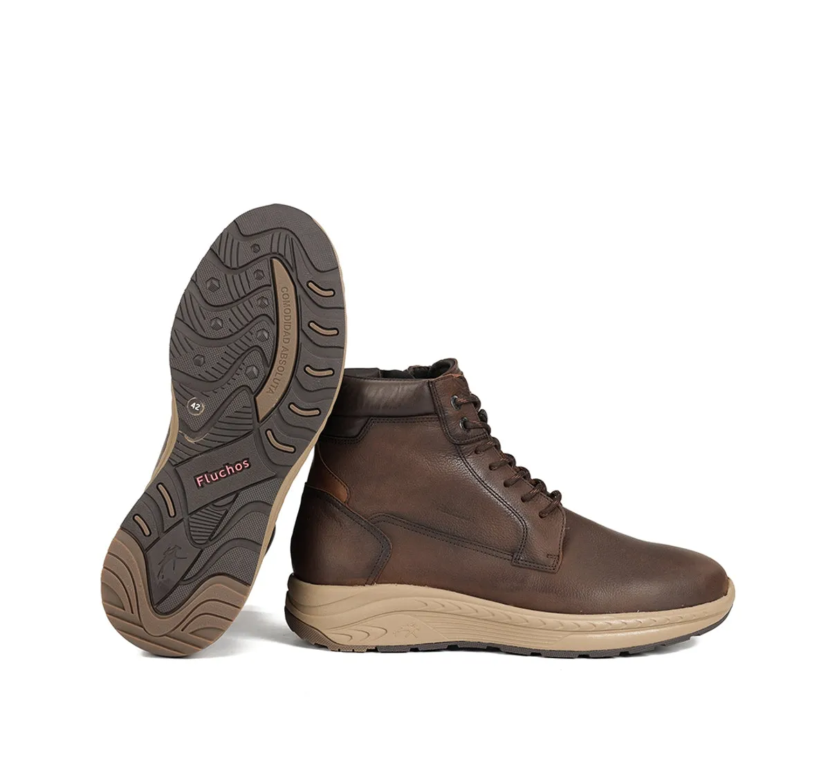 Fluchos Ryder F2292 stivale uomo marrone stringato